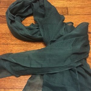 Turquoise scarf